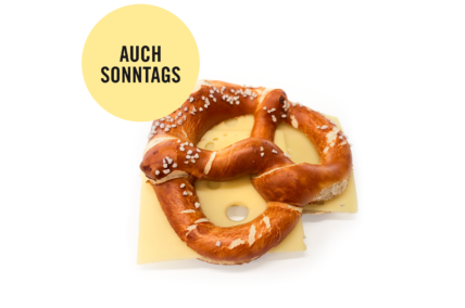 Breze mit Emmentaler