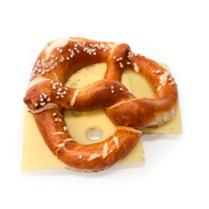 Breze mit Emmentaler